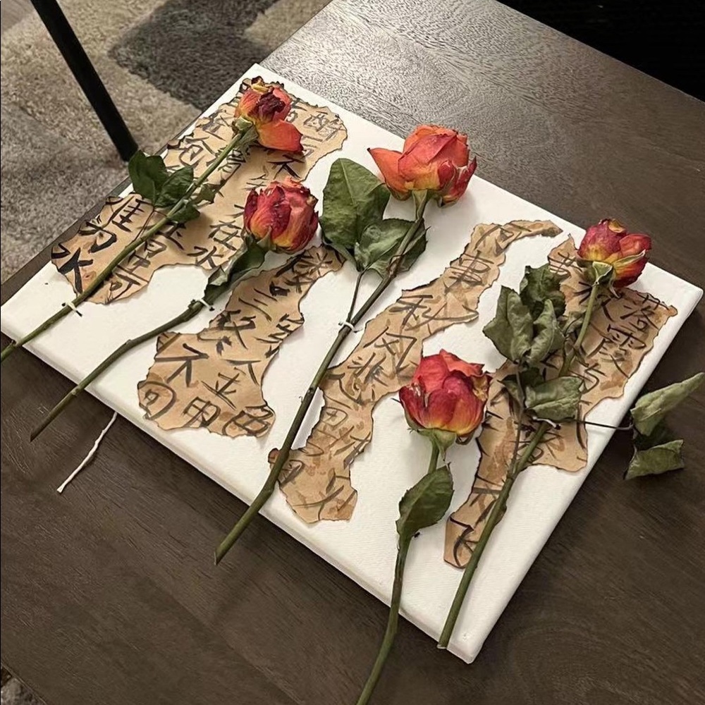 Chinese art work pating handmade